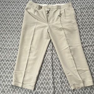 Beige Men Dress Pants